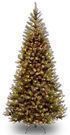 7-Foot Pre-Lit Artificial Spruce Christmas Tree