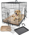 X-Large OxGord Cushioned Bed Pet Crate