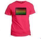 Sound Activated LED Luminescent Shirt with Detachable Panel