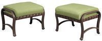 Hampton Bay Pembrey Patio Ottoman 2-Pack