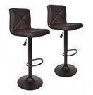 BestOffice Adjustable Swivel Hydraulic Bar Stool 2-Pack