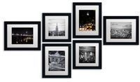 Urban Framed 6 Piece Photo Graphic Print Set On Paper