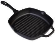 Victoria 10 Cast Iron Deep Grill Pan