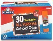 Elmer's All Purpose School Glue Sticks - 30 Pack