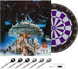 Star Wars Empire Strikes Back Bristle Dartboard w/ Cabinet