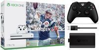 Xbox One S 1TB Madden Bundle + Controller + Play & Charge