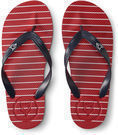 Aeropostale Men's Prince & Fox Striped Flip Flop (2 Colors)