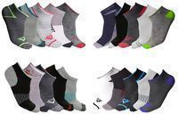 Men's Moisture Wicking Low-Cut Socks 20-Pack