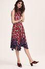 Maggy London Ikat Print Fit & Flare Dress