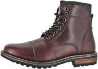 Crevo Men's Camden Leather Fashion Combat Boots