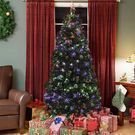 Pre-Lit Fiber Optic 7' Artificial Christmas Tree