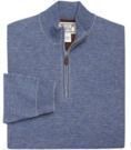 1905 Collection Lambswool Stripe Quarter-Zip Sweater