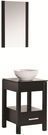 Maranella Atala 19 Vanity w/ Glass Vanity Top (Espresso)