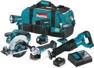 Makita 18V LXT Lithium-Ion Cordless Combo Kit (6-Piece)
