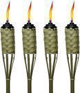 Tiki Brand 57-Inch Luau Bamboo Torches (4 Pack)