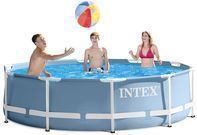 Intex 12ft x 30in Prism Frame Pool Set w/ Filter Pump