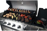 Dyna-Glo 6-Burner Open Cart Propane Gas Grill w/ Side Burner