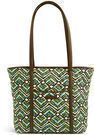 Vera Bradley Small Trimmed Vera Tote Bag