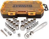 DEWALT DWMT73804 Drive Socket Set (34 Piece), 1/4 and 3/8
