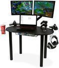 Atlantic Carbon Fiber Space-Saving Gaming Desk
