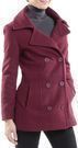 Alpine Swiss Emma Women's Double Breasted Wool Overcoat