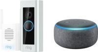 Ring Video Doorbell Pro w/ Chime Pro Bundle + Echo Dot