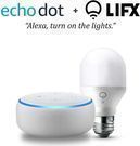 Echo Dot (3rd Gen) + LIFX Mini White Wi-Fi Smart Bulb