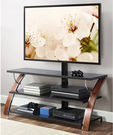 Whalen Payton Brown Cherry 3-in-1 Flat Panel TV Stand